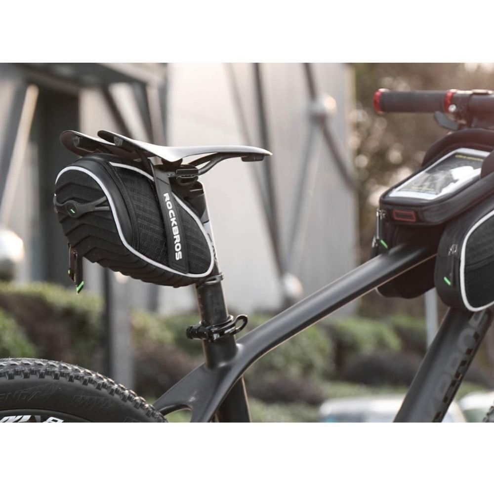 BOGO  New Rockbros Bicycle Saddle Bag- Waterproof 🚴‍♂️ 🚵‍♀️ - Picture 5 of 11